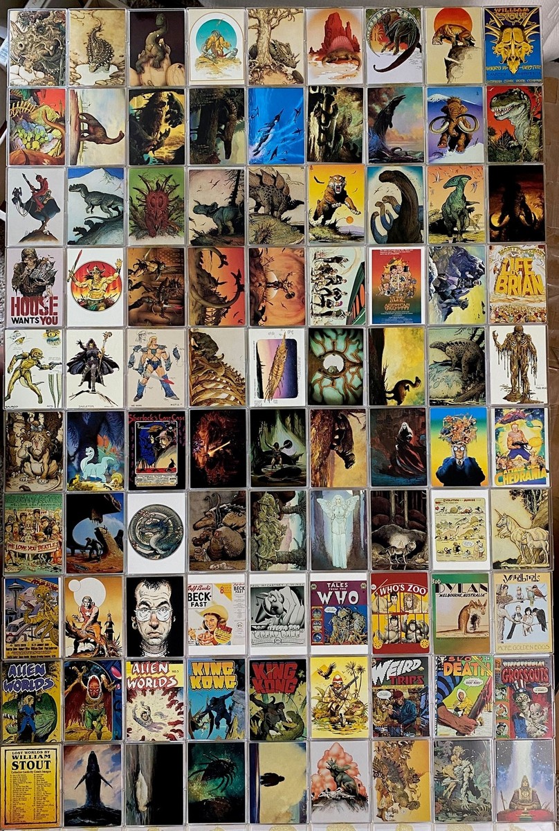 Lost Worlds William Stout Base Card Set 90 Cards Comic Images 1993