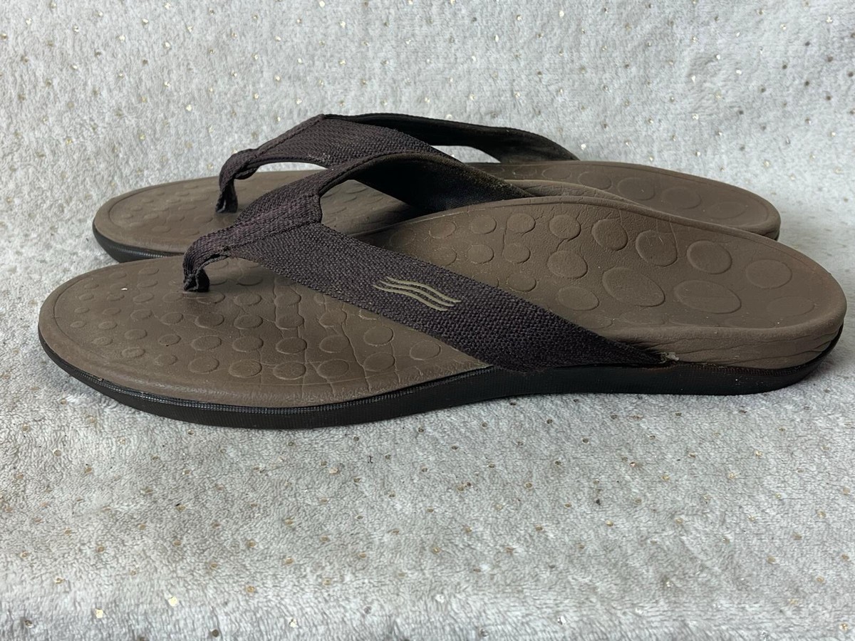 Vionic 44 Wave TVM 1004 Unisex Orthotic Sandals Brown Arch  display picture 1