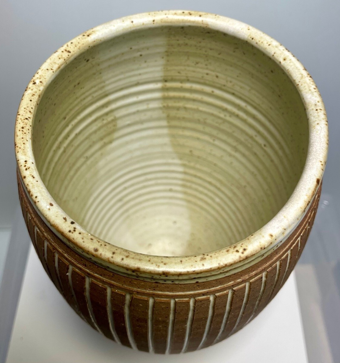 Large, VINTAGE J. Edward Barker Handmade Studio Pottery
