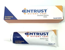 1 Entrust Ostomy Care 6300 Stoma Paste 2 oz. Tube   Expires 2026 *Note