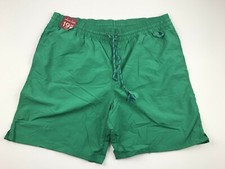 Merona Above Knee 19" Outseam Swimsuit Men XL Green NWT 100 Nylon