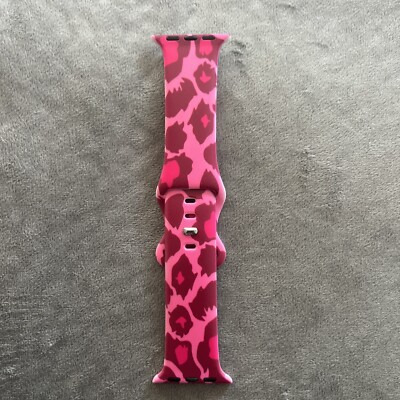 Iwatch Pink Cheetah Print Band 38/40/41mm