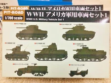 1/700 WWII US Military Vehicle Set 1 ~ NEW Skywave PitRoad MI07