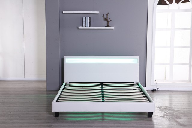 Bedroom Bed Design With Led Lights