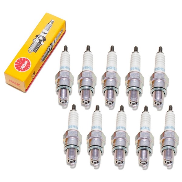 ZüNdkerzen Set NGK 10X CR6HSA EntstöRt, 12,7Mm Kurzgewinde Ø 10,0Mm, 2983-image
