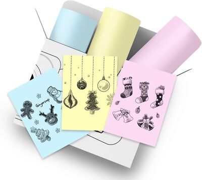 T02 Mini Portable Wireless Bluetooth Photo Printer Sticker Printers for DIY List