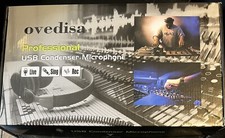 Caattiilaa Professional USB Condenser Microphone PC Streaming Podcast Recording