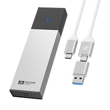 10Gbps NGFF M.2 NVMe SSD Enclosure USB 3.2 Type C External SSD Case for PC