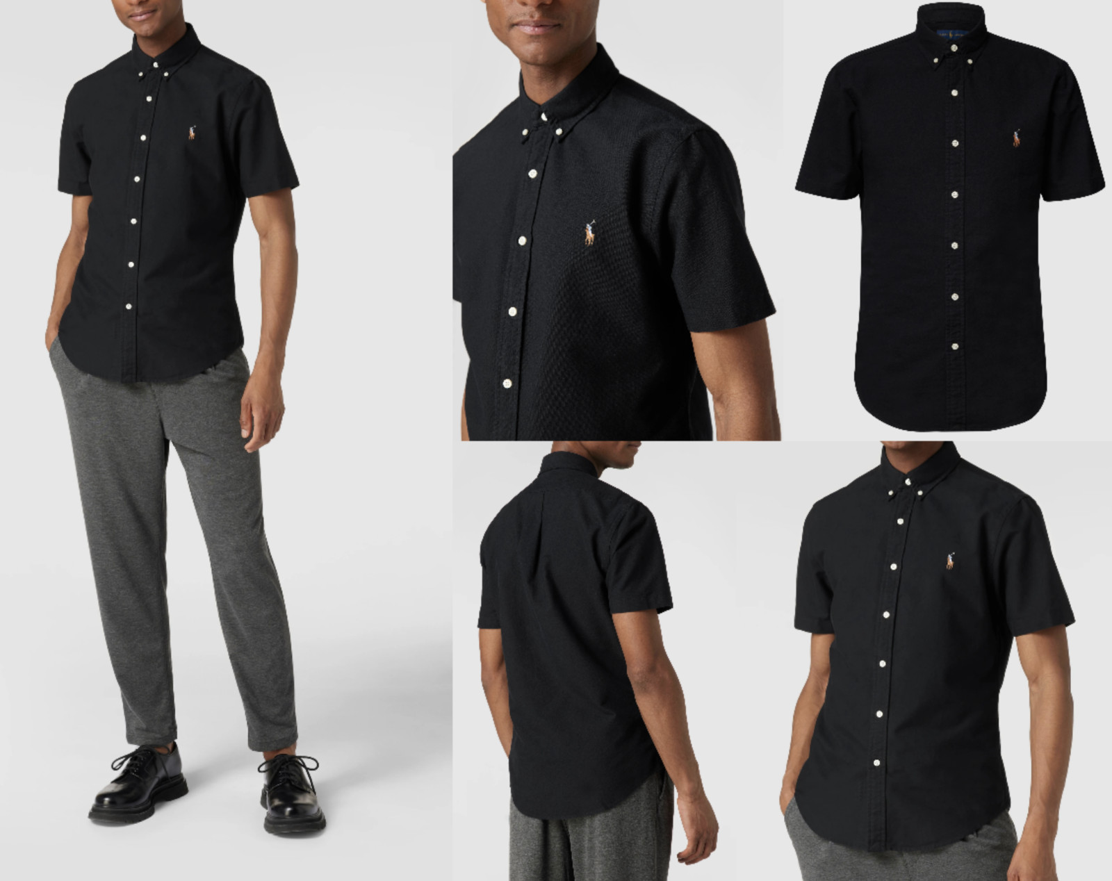 Polo Ralph Lauren Oxford Slim Fit Shirt Heritage College Polo Polo Shirt S