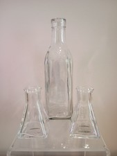Set of Three Glass Bottles