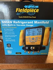 NEW!! Fieldpiece SM482V SMAN Wireless Refrigerant Manifold (4-Port)**FREE SHIP**