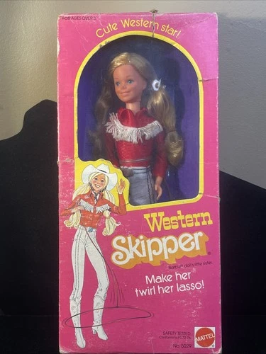 RARE Vintage 1981 Mattel WESTERN SKIPPER Barbie Doll #5029 NEW IN BOX
