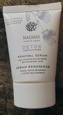 Naobay Detox Renewal Serum Gesichtspflege mit Hyaluron, 30 ml Versiegelt NEU