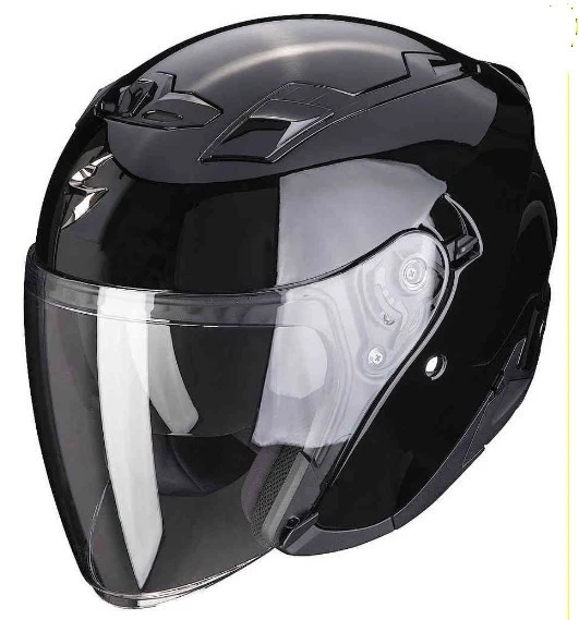 Casque De Moto Scorpion EXO 230 Solide (Noir) Taille: S (55) - Photo 1/1