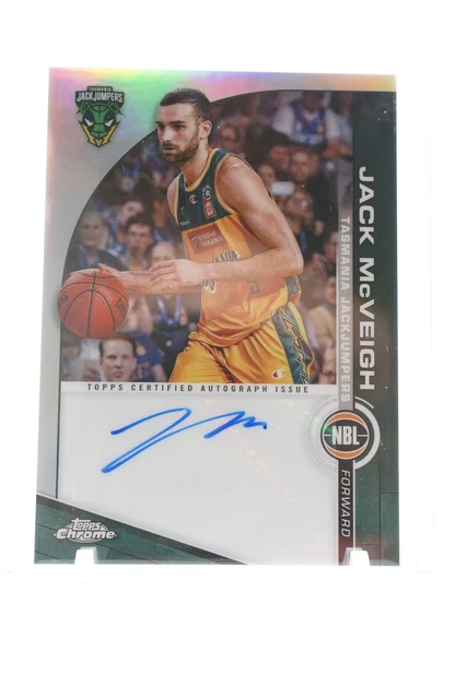 2023-24 Topps Chrome NBL #A-JM Jack McVeigh NBL Autographs