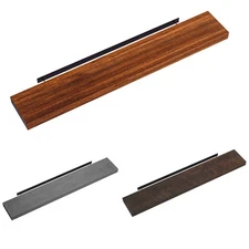 HOMCOM 48" Fireplace Mantel, Fir Wood Floating Shelf, Wall Mounted