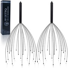2Pack Head Massager Scalp Scratcher 20 Finger Handheld Stress Relief Relaxer