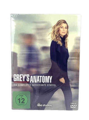 Grey's Anatomy Staffel 16 DVD I 6 Disc die komplette Staffel 16 TV Serie NEU OVP - Bild 1 von 5