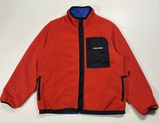 Vintage 90s Polo Sport Ralph Lauren Reversible Fleece Windbreaker Jacket Large