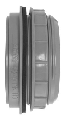 Airfit Anschraub-Muffe DN 110 Rohranschluss - KS-grau