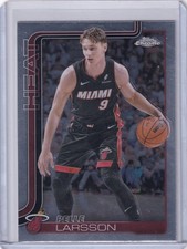 Pelle Larsson - 2025 Topps Chrome NBA - #189 - Heat