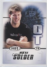 2011 SAGE Hit Nate Solder #78 0f6