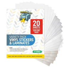 Explore (Epson Printers) - Printable Vinyl Sticker Paper for Inkjet Printer (...