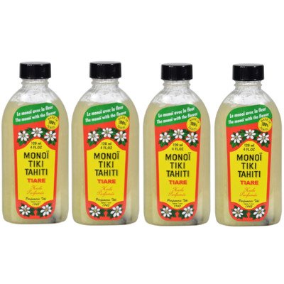 Monoi Tiki Tahiti Monoi Tiare 4 fl. oz Each (Pack of 4)