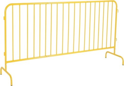 Interlocking Barricade Fence with Bridge Feet,Interlocking Steel Barricade