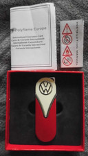 Feuerzeug VW Samba Bulli, Gas, Metall, Lizenzware, Gelb-Rot OVP