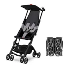 Pockit Air All Terrain Ultra Compact Lightweight Travel Stroller Velvet Black