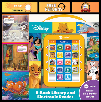 Electronic Me Reader & 8 Sound Book Library - Disney Classics: Lion King, Nemo,