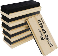 Chalkboard Eraser 6 Pack Wool Felt Dustless Blackboard Eraser Cleaner for Teache
