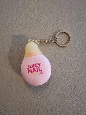 Essence JUICY NAIL Balm Himbeere mit Schlüsselanhänger Neu