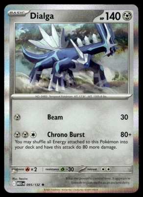 Dialga Holo Rare ME01: Mega Evolution 095/132 NM