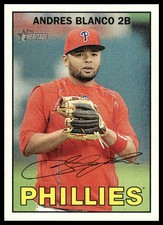 2016 Topps Heritage #377 Andres Blanco Philadelphia Phillies NM+