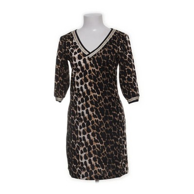 Charming Girl, Kleid, Größe: S/M, Schwarz/Beige/Weiß, Elasthan/Polyester #PS6