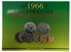 1966 Sherwood First Australian Decimal 6 Coin Set