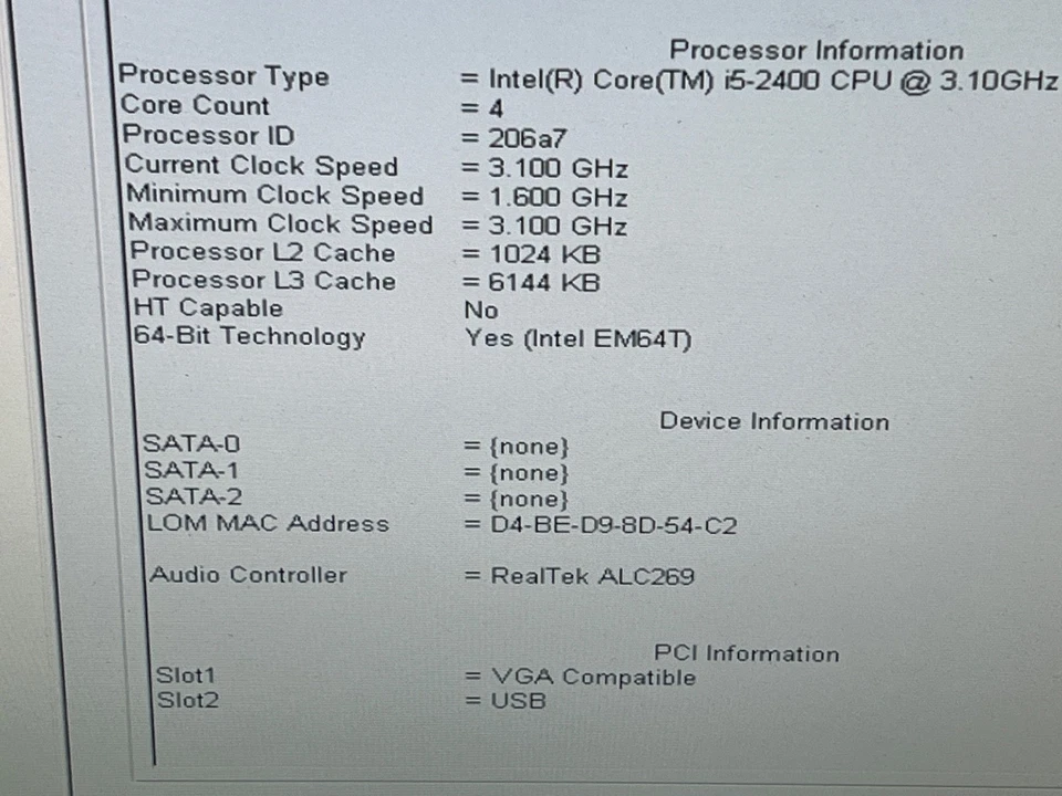 Dell OptiPlex 790 SFF Intel i5-2400 3.1GHz 8GB RAM AMD RADEON 6450 1GB - No HDD - Image 3 of 4