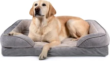Furhaven Cooling Gel Dog Bed for 36.0L x x 27.0W x 7.5Th, Granite Gray