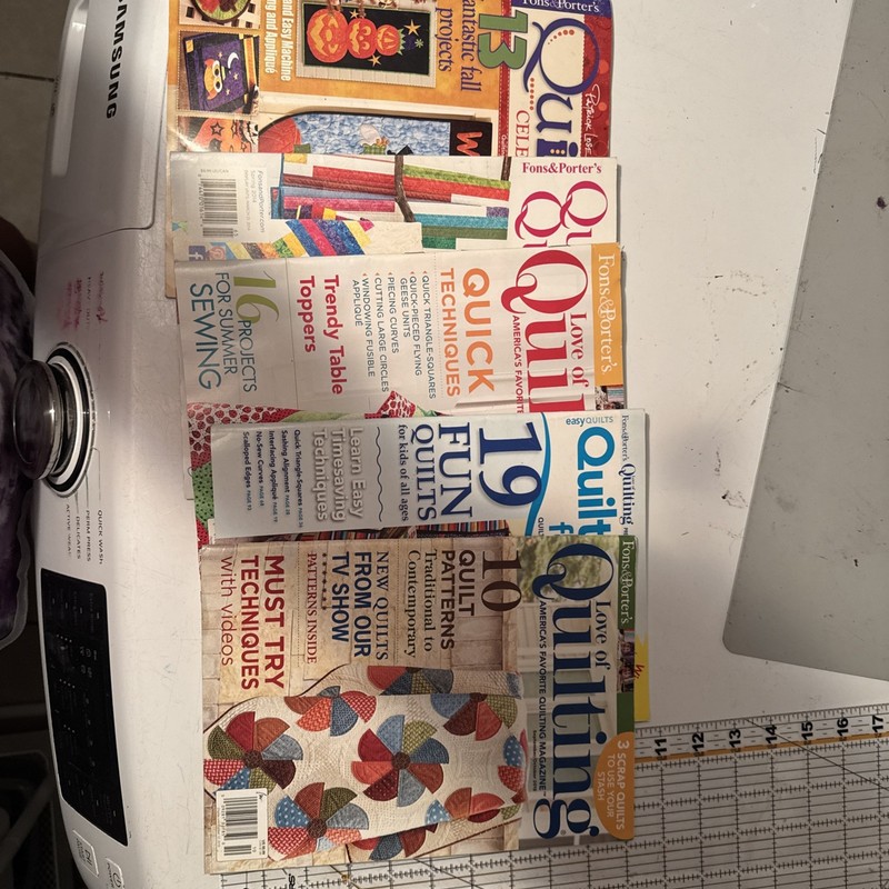  5 Fons & Porter's Love of Quilting Magazines 