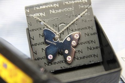 NOMINATION Butterfly Pendant and Original Box