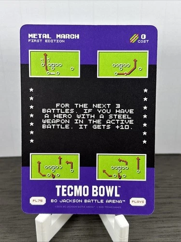 2026 Bo Jackson Battle Arena Tecmo #PL75 Metal March Play