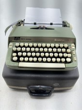 Vintage 1967 Smith Corona Super Sterling 6SS Typewriter Portable with Brown Case thumbnail