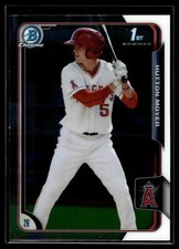 Hutton Moyer 2015 Bowman Chrome Draft 1st Bowman Card  #92