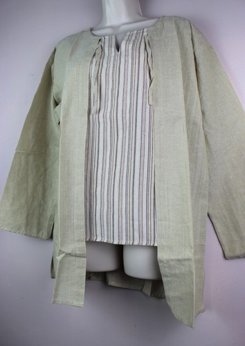 HANDMADE Vintage Cotton Retro Shirt Kurta Top Festival Boho Kimono Hippie S23 - Picture 15 of 22
