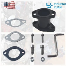 Intake Pipe For PZ30 VM26 Carburetor Predator GX390 420CC Go kart Mini Bike