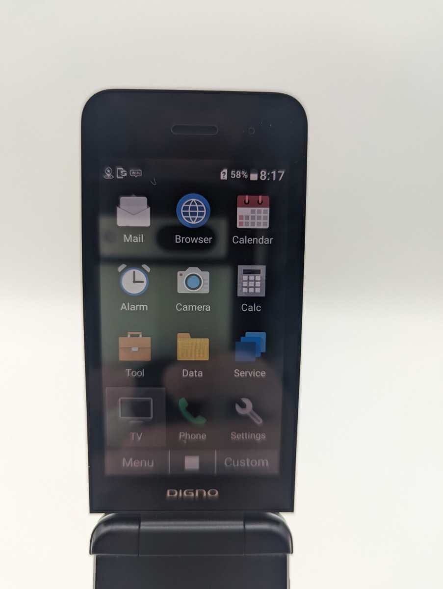 KYOCERA 902KC NERO DIGNO 3 ANDROID FLIP PHONE telefono KYOCERA 902KC NERO DIGNO 3 ANDROID FLIP PHONE telefono