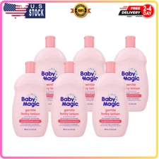 Baby Magic Gentle Baby Lotion, Original Scent, 16.5 Oz, Vitamins & Aloe, 6-Pack