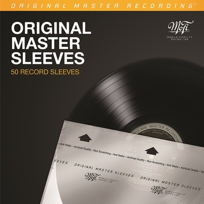 50 Pack MoFi MFSL Mobile Fidelity Sound Lab Original Master LP Inner Sleeves